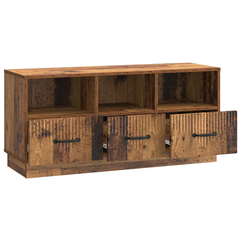 TV-Schränk Altholz 102 x 34,5 x 47 cm Holzwerkstoff