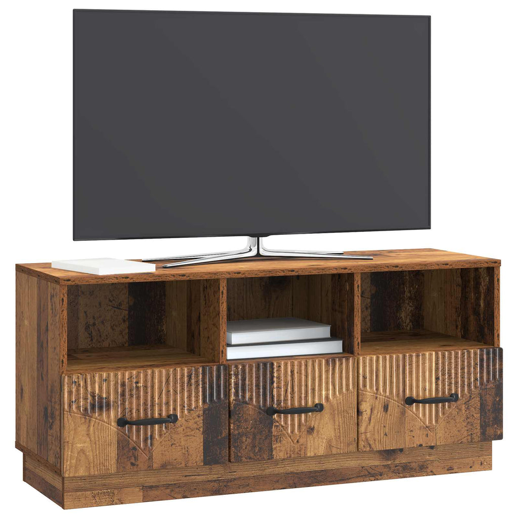 TV-Schränk Altholz 102 x 34,5 x 47 cm Holzwerkstoff