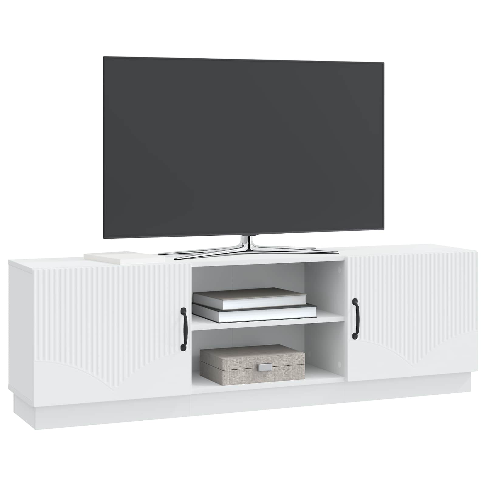 TV-Schränk Weiß 150 x 31 x 47 cm Holzwerkstoff