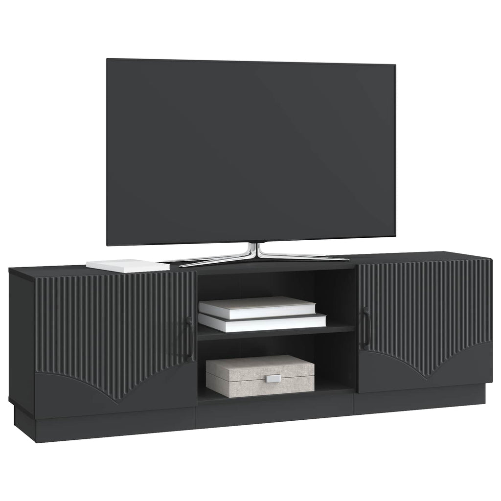TV-Schränk Schwarz 150 x 31 x 47 cm Holzwerkstoff