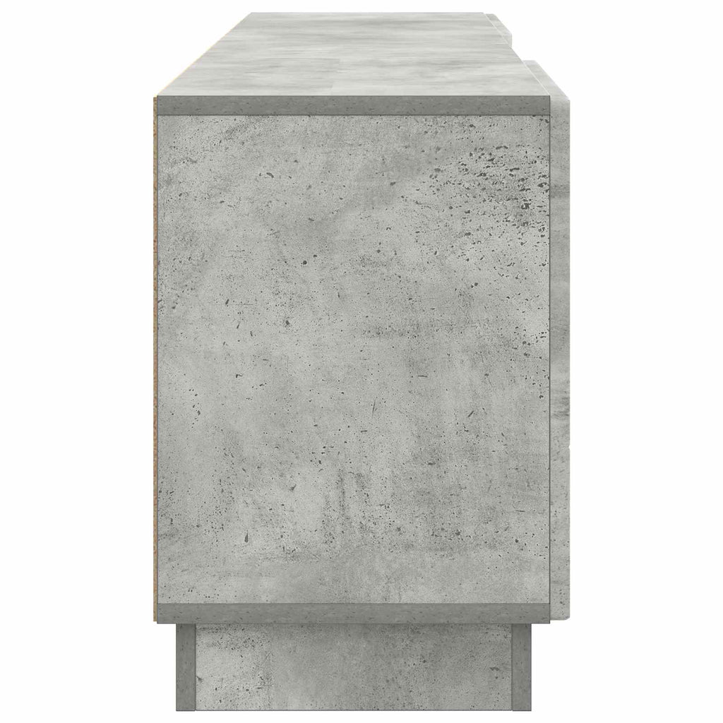 TV-Schränk Betongrau 150 x 31 x 47 cm Holzwerkstoff