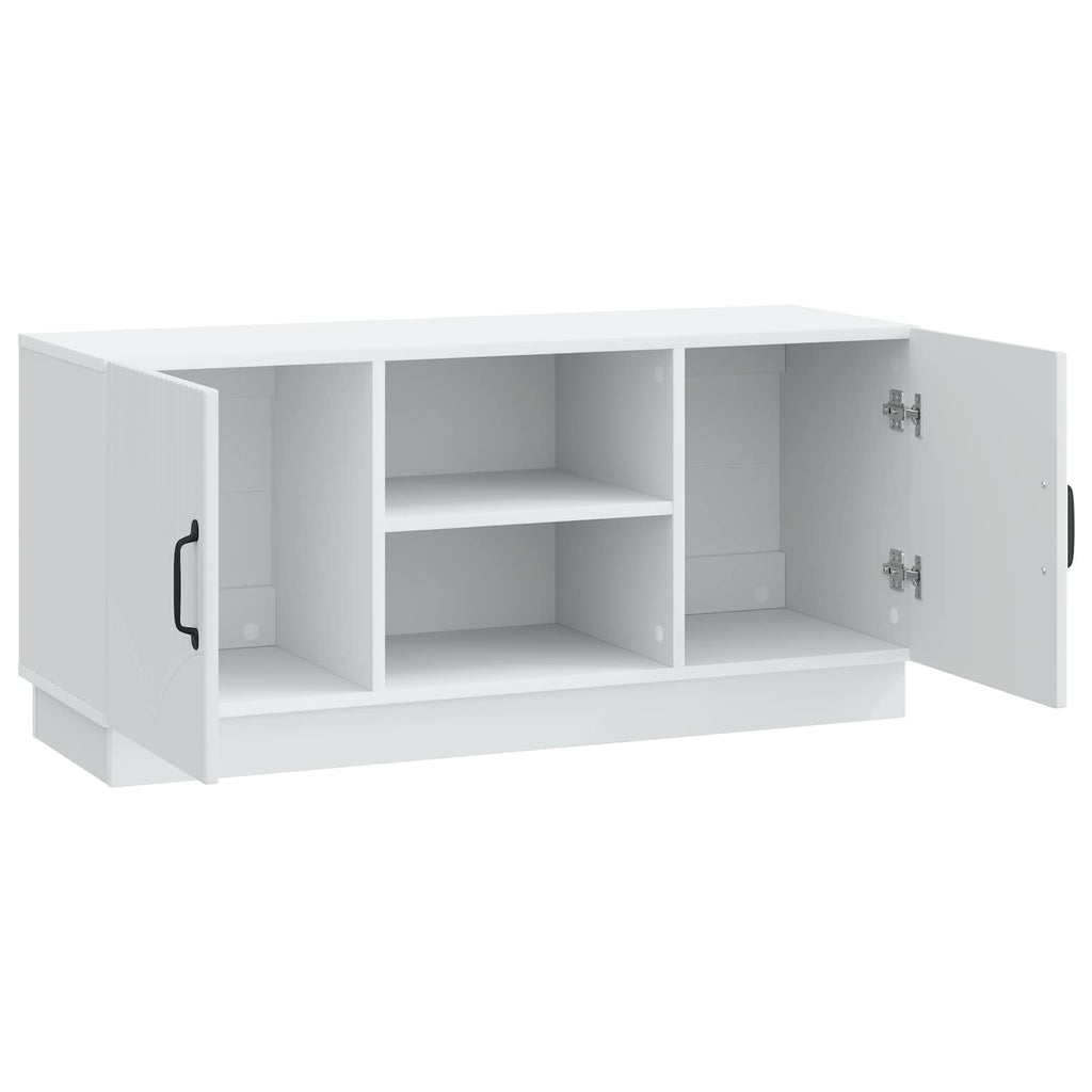 TV-Schränk Weiß 102 x 34,5 x 47 cm Holzwerkstoff