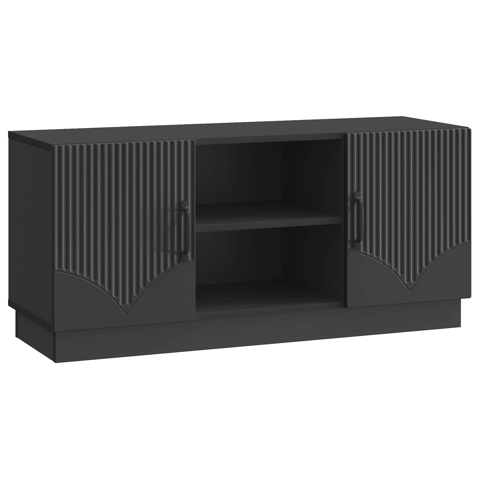 TV-Schränk Schwarz 102 x 34,5 x 47 cm Holzwerkstoff