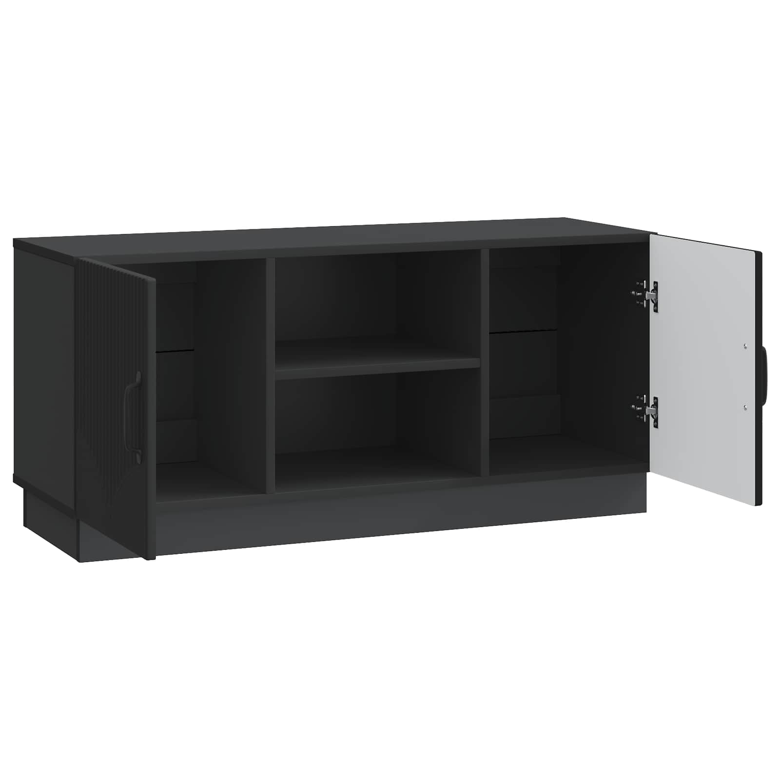 TV-Schränk Schwarz 102 x 34,5 x 47 cm Holzwerkstoff