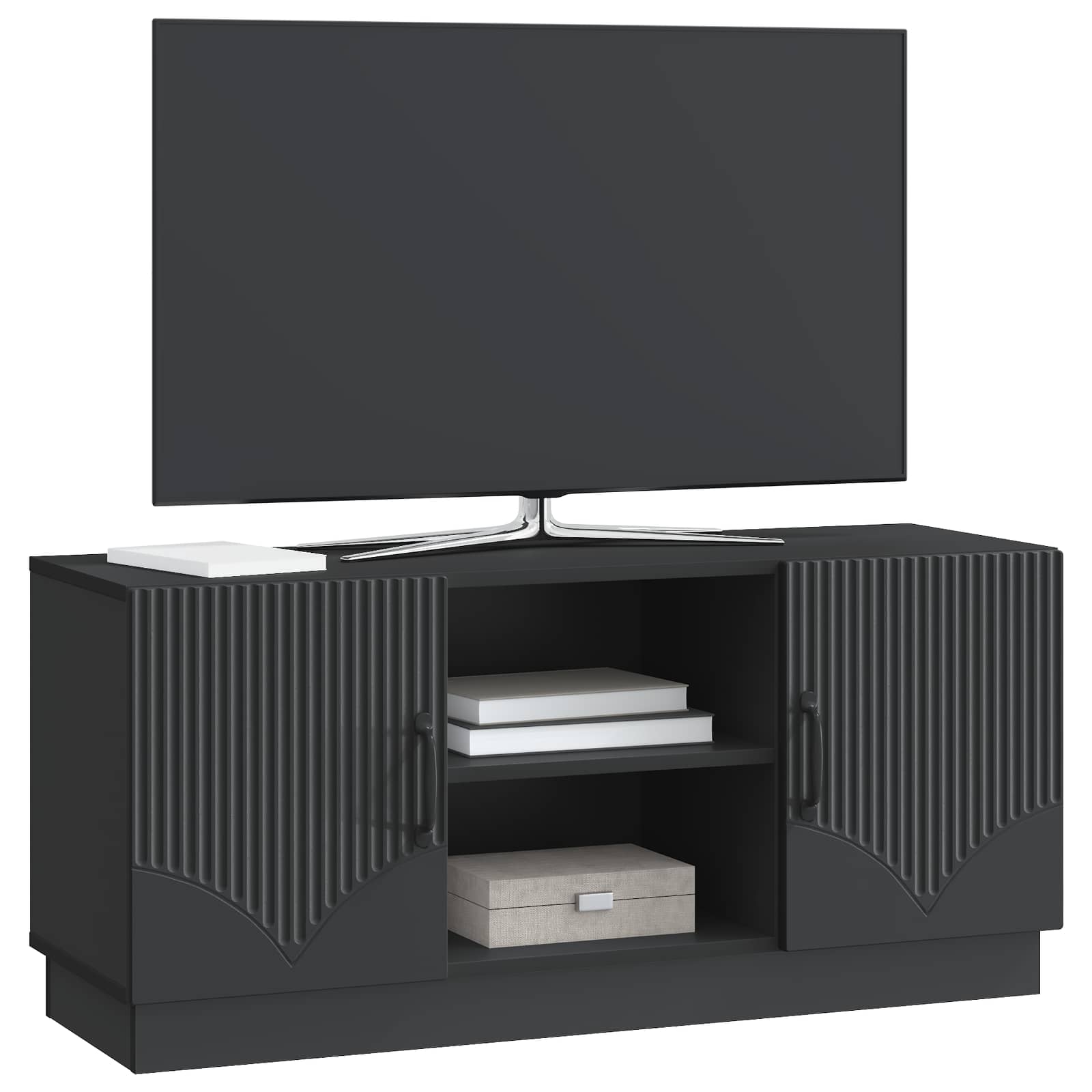 TV-Schränk Schwarz 102 x 34,5 x 47 cm Holzwerkstoff