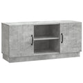 TV-Schränk Betongrau 102 x 34,5 x 47 cm Holzwerkstoff