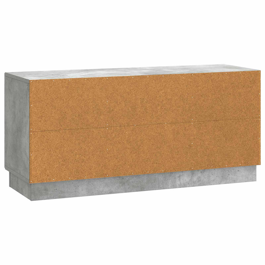 TV-Schränk Betongrau 102 x 34,5 x 47 cm Holzwerkstoff