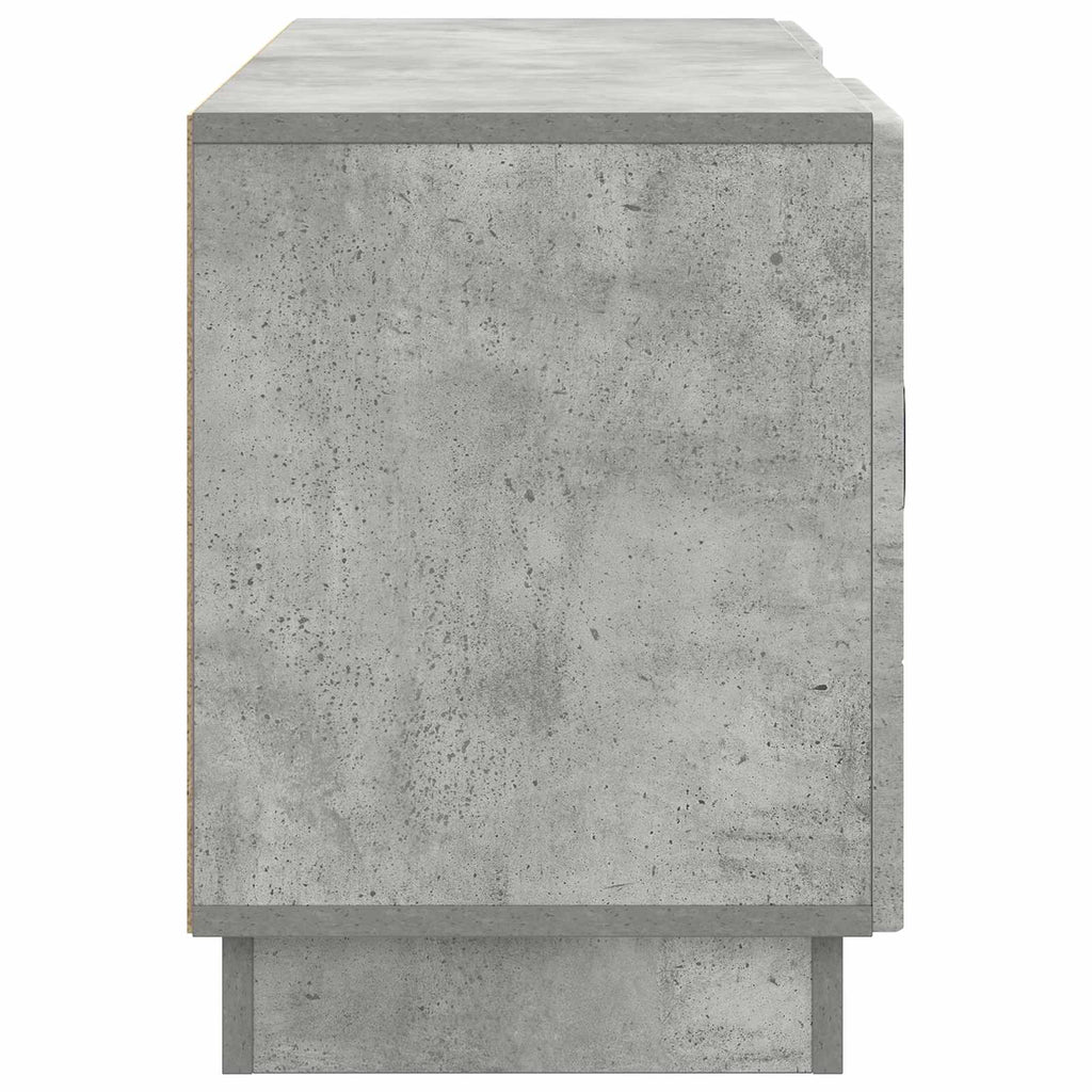 TV-Schränk Betongrau 102 x 34,5 x 47 cm Holzwerkstoff