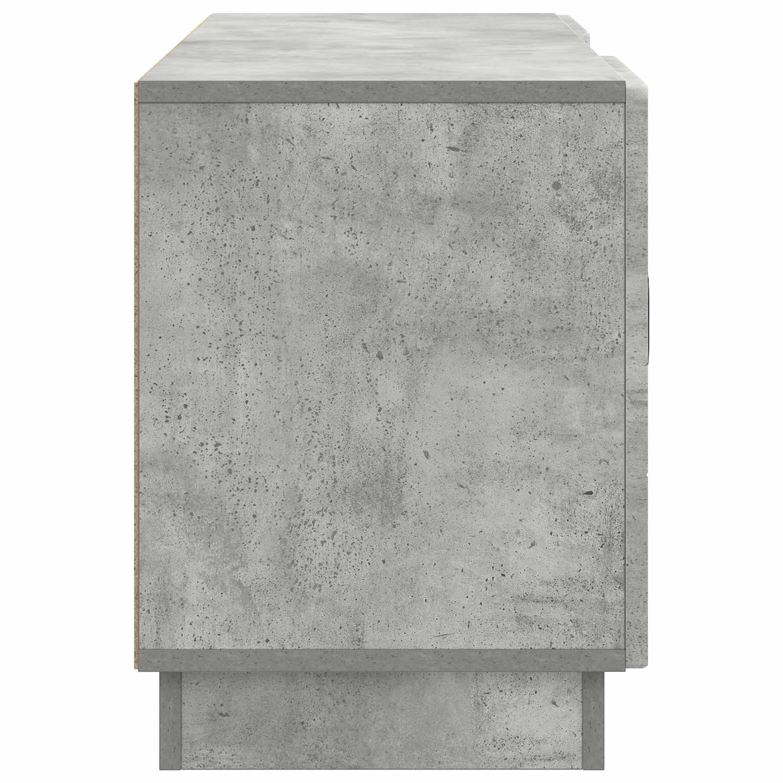 TV-Schränk Betongrau 102 x 34,5 x 47 cm Holzwerkstoff
