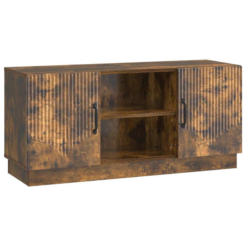 TV-Schränk Geräucherte Eiche 102 x 34,5 x 47 cm Holzwerkstoff