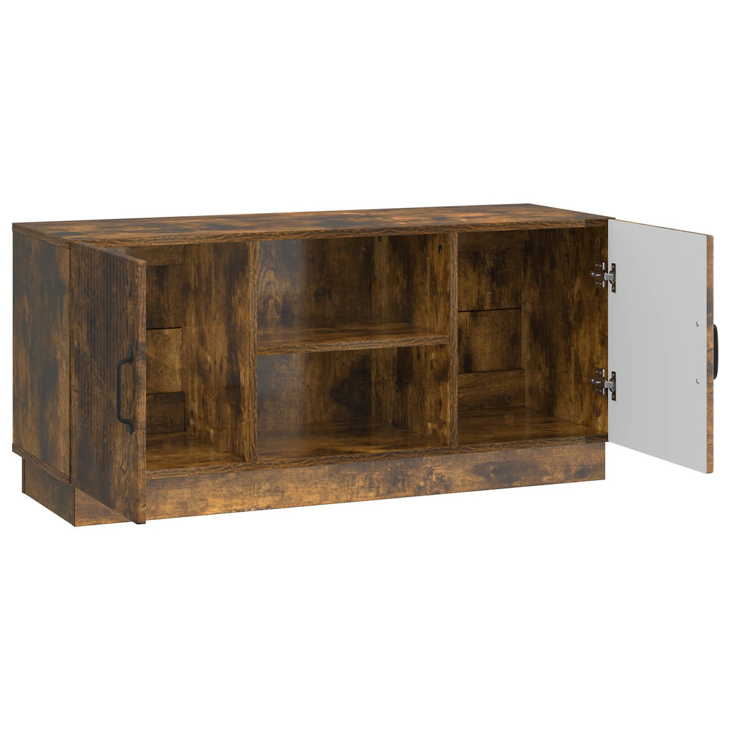 TV-Schränk Geräucherte Eiche 102 x 34,5 x 47 cm Holzwerkstoff