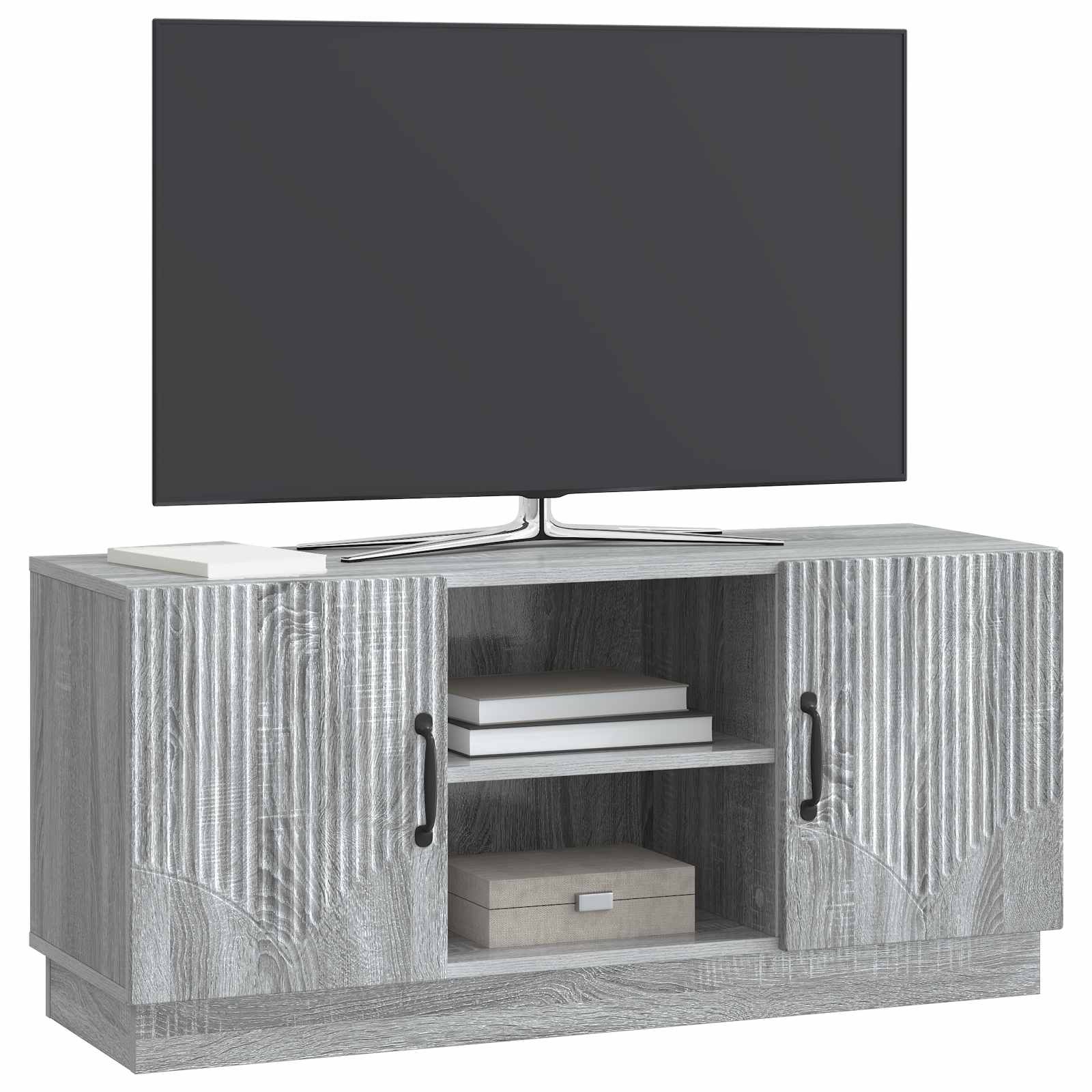 TV-Schränk Graues Sonoma 102 x 34,5 x 47 cm Holzwerkstoff