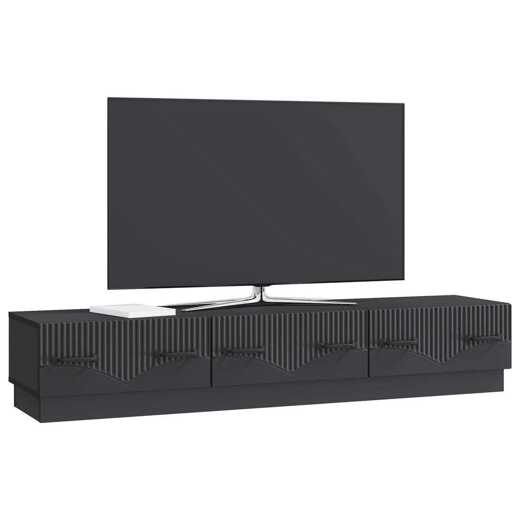 TV-Schränk Schwarz 147 x 34,5 x 27 cm Holzwerkstoff