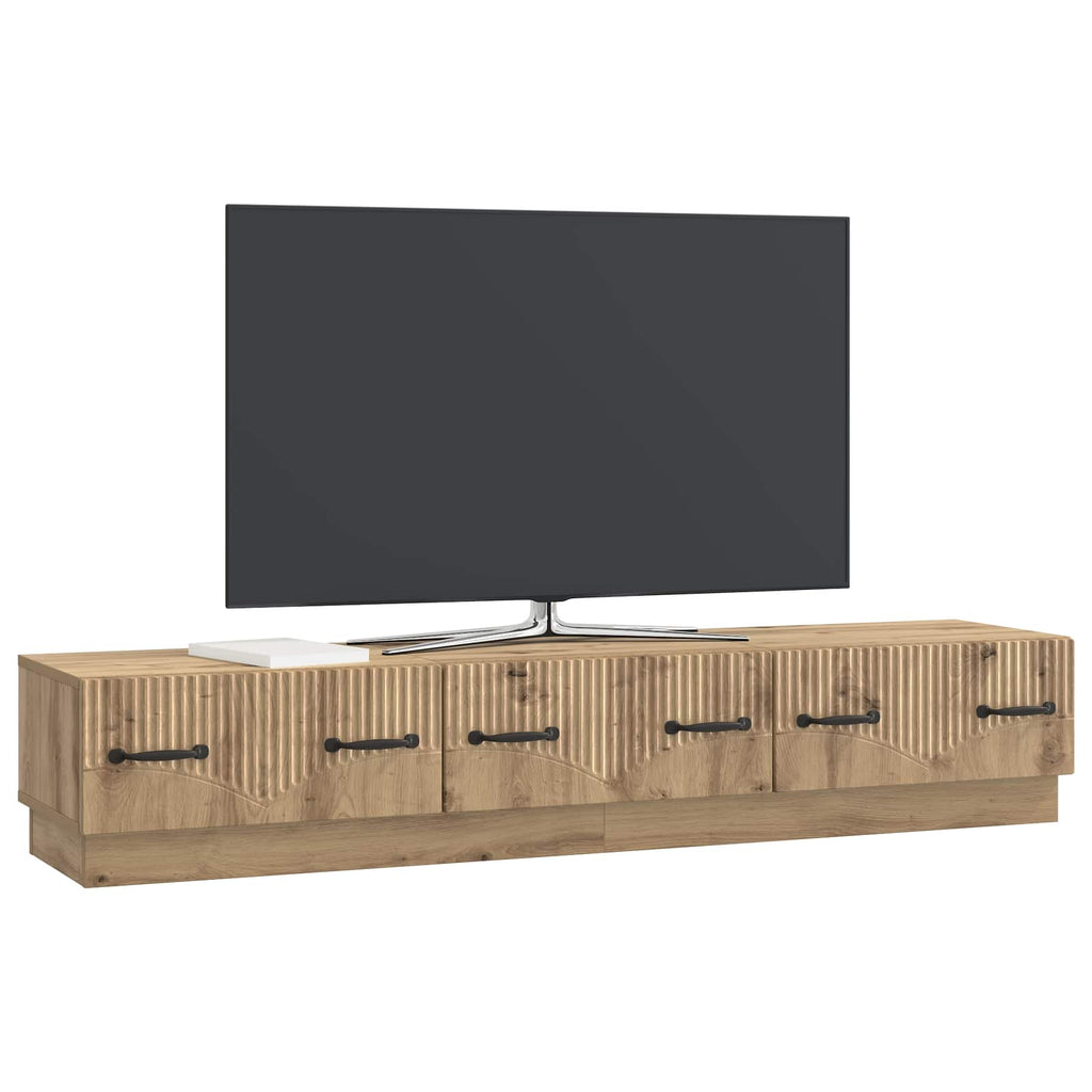 TV-Schränk Artisan-Eiche 147 x 34,5 x 27 cm Holzwerkstoff