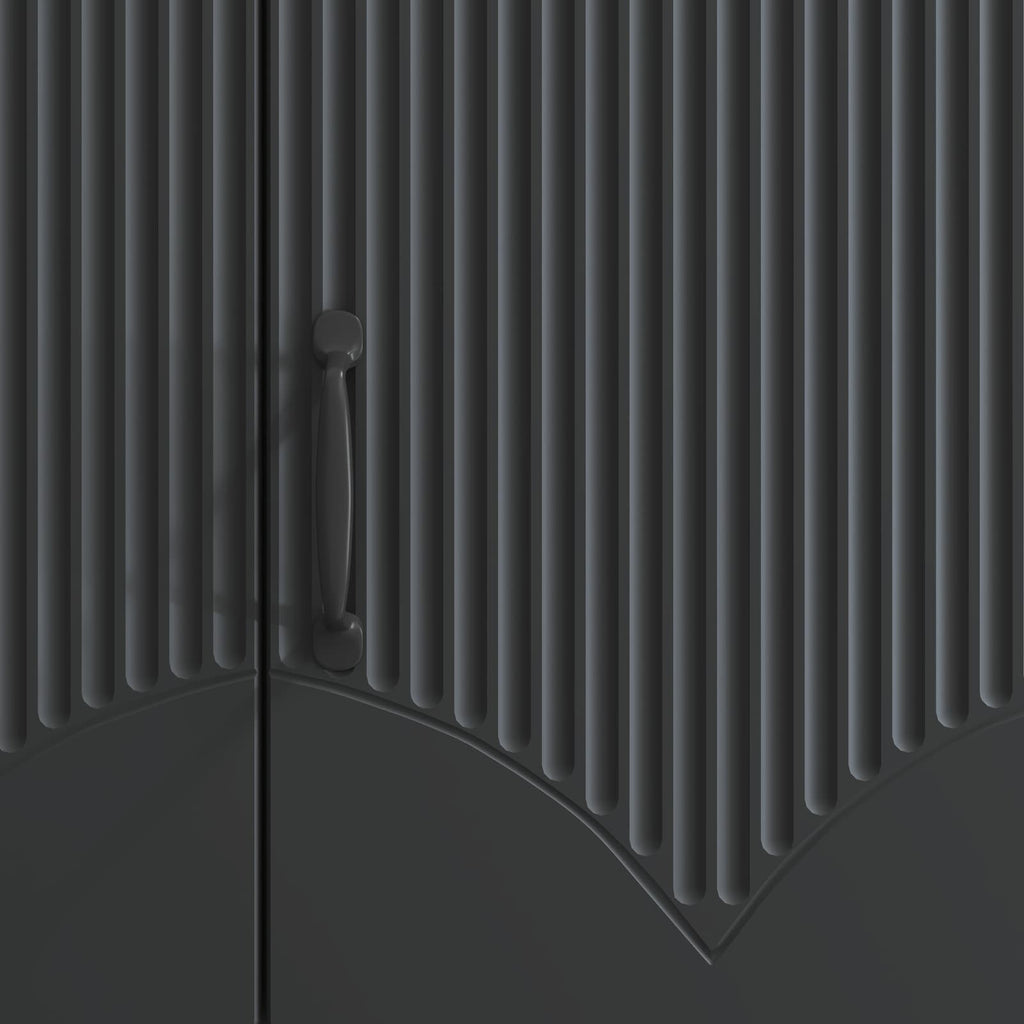 TV-Schränk Schwarz 99 x 34,5 x 47 cm Holzwerkstoff
