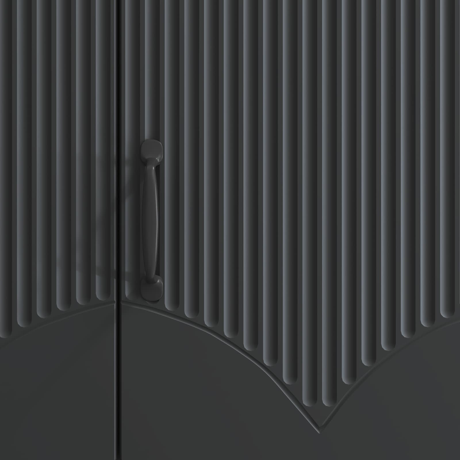TV-Schränk Schwarz 99 x 34,5 x 47 cm Holzwerkstoff