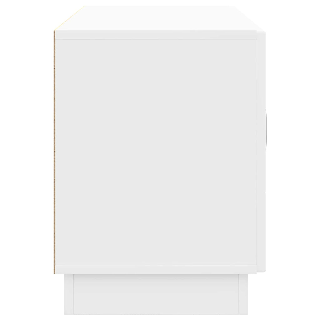 TV-Schränk Hochglanz Weiß 99 x 34,5 x 47 cm Holzwerkstoff