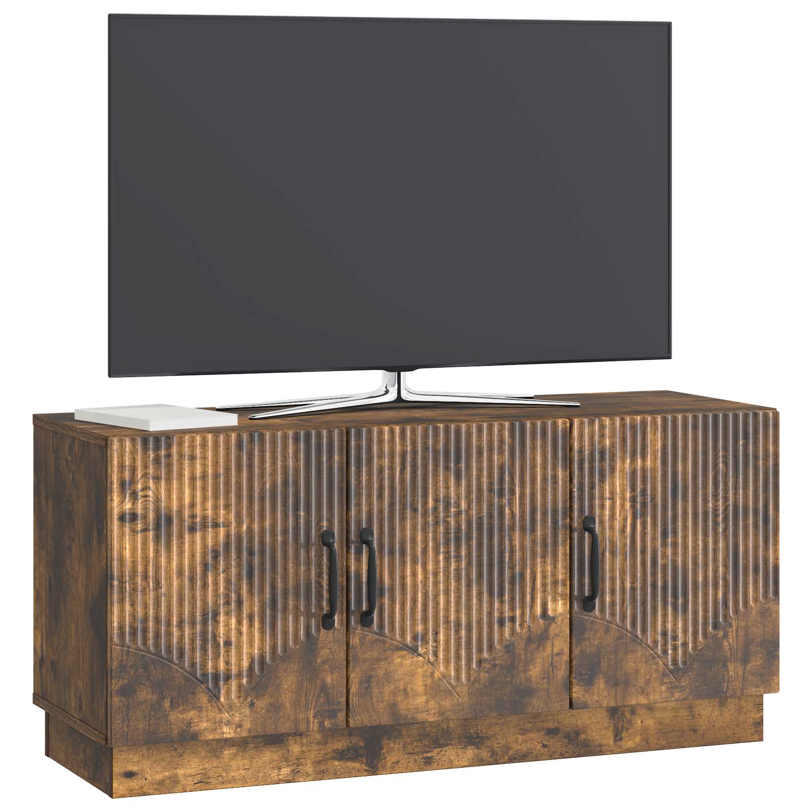 TV-Schränk Geräucherte Eiche 99 x 34,5 x 47 cm Holzwerkstoff