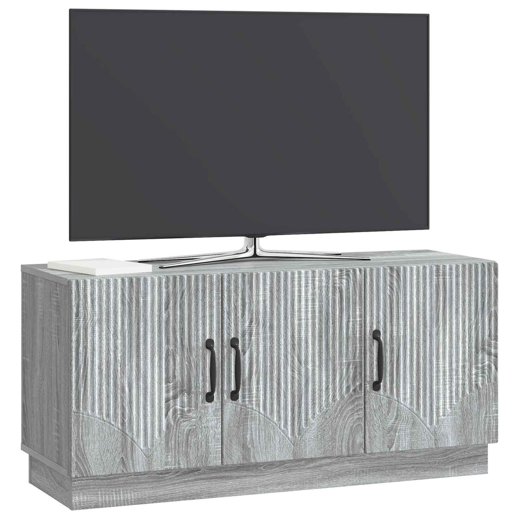 TV-Schränk Graues Sonoma 99 x 34,5 x 47 cm Holzwerkstoff