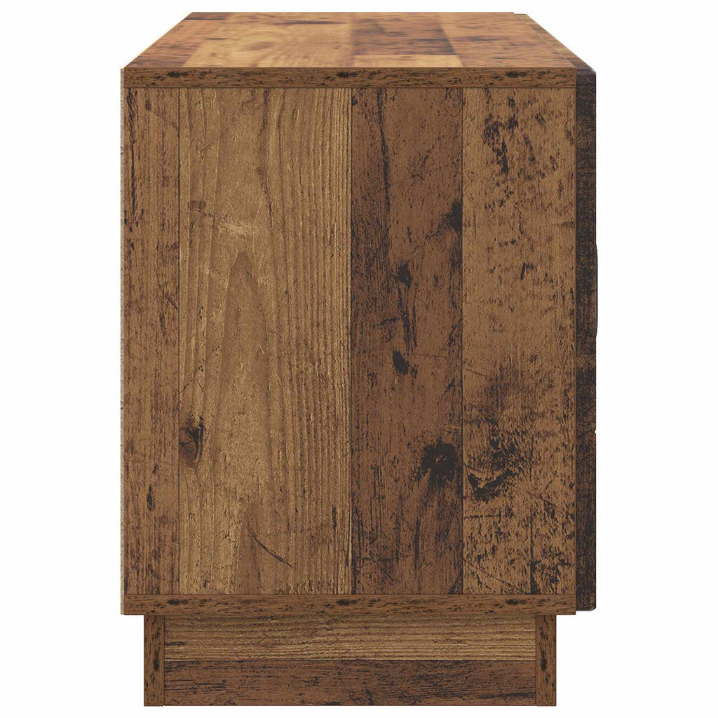 TV-Schränk Altholz 99 x 34,5 x 47 cm Holzwerkstoff