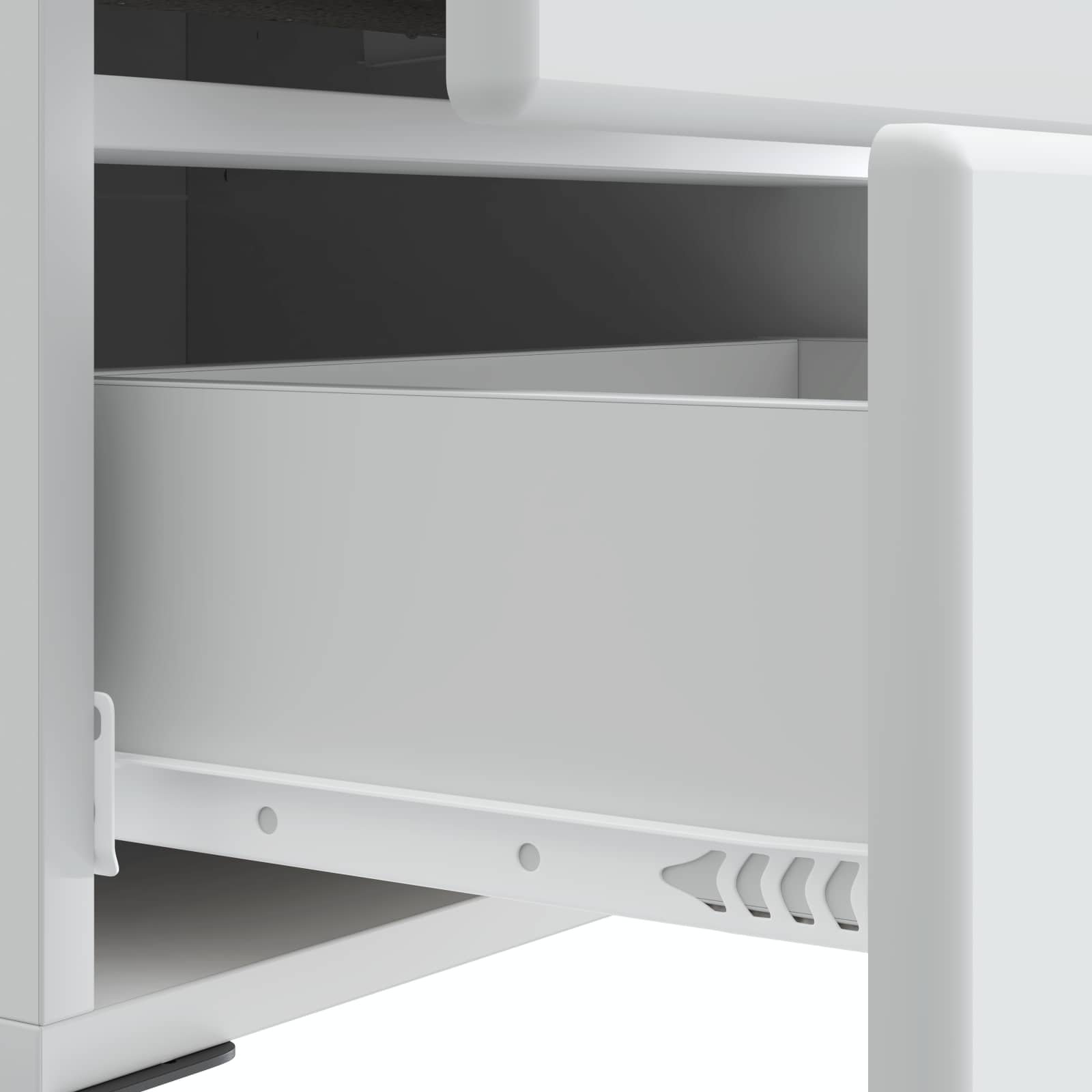 Nachttisch 2 pcs Weiß 43 x 34,5 x 47,5 cm Holzwerkstoff