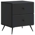 Nachttisch Schwarz 43 x 34,5 x 47,5 cm Holzwerkstoff