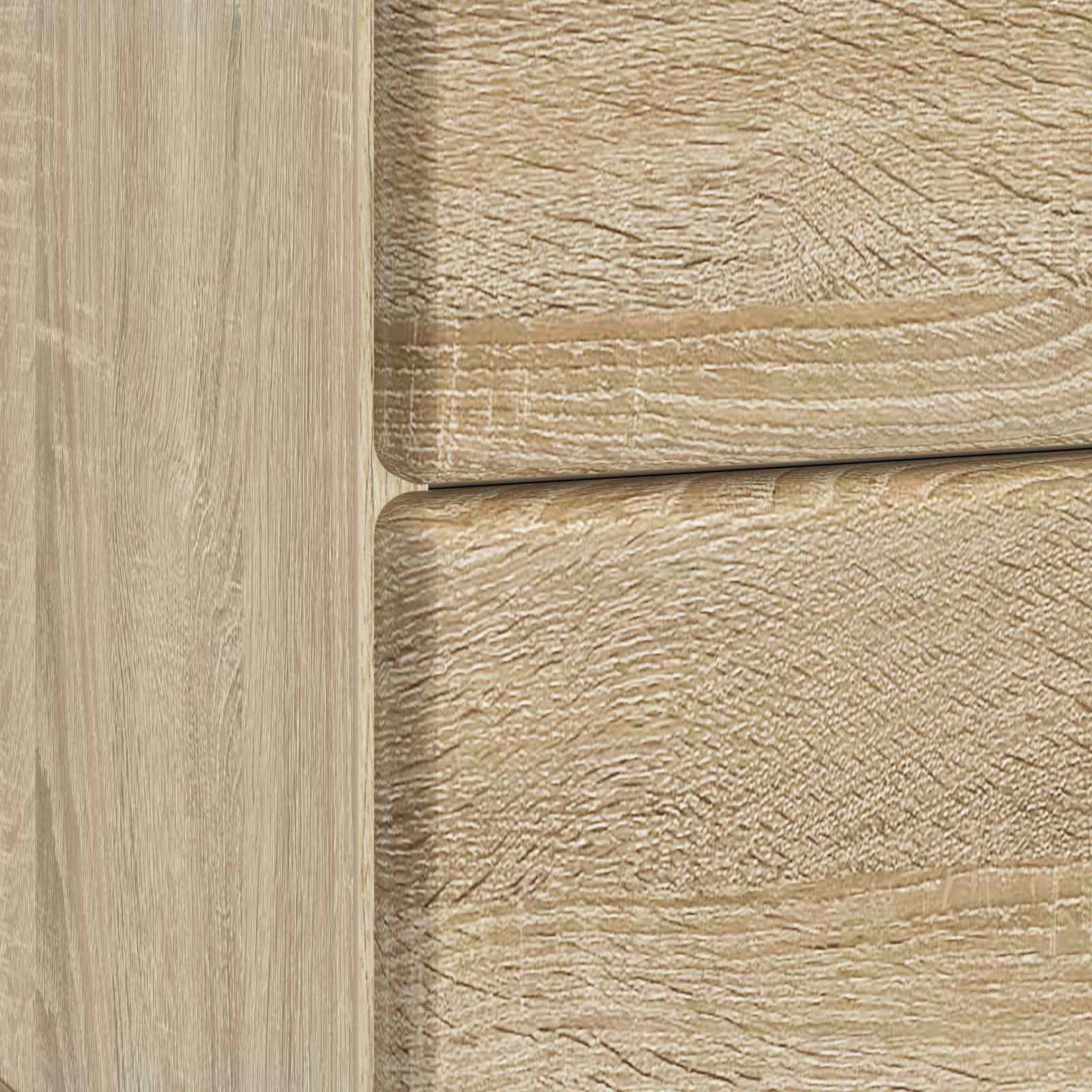 Nachttisch 2 pcs Sonoma-Eiche 43 x 34,5 x 47,5 cm Holzwerkstoff