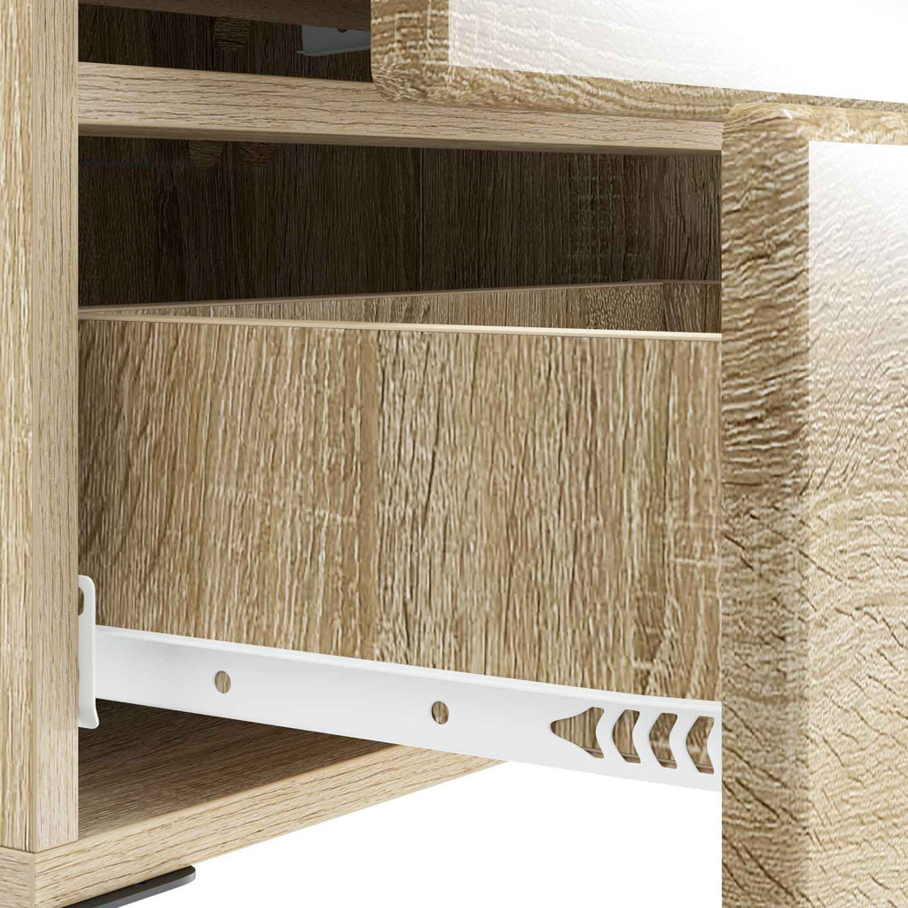 Nachttisch 2 pcs Sonoma-Eiche 43 x 34,5 x 47,5 cm Holzwerkstoff