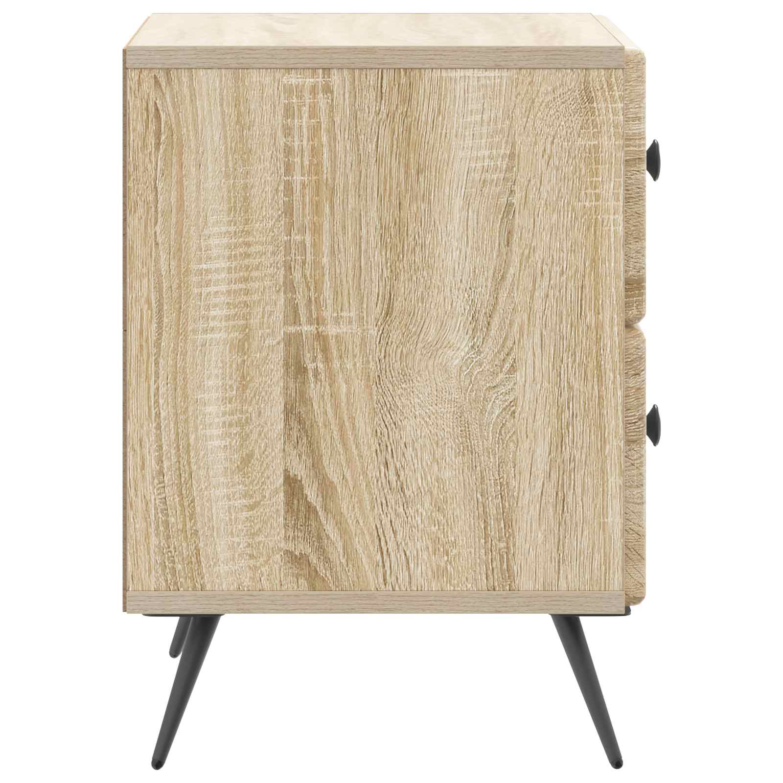 Nachttisch 2 pcs Sonoma-Eiche 43 x 34,5 x 47,5 cm Holzwerkstoff