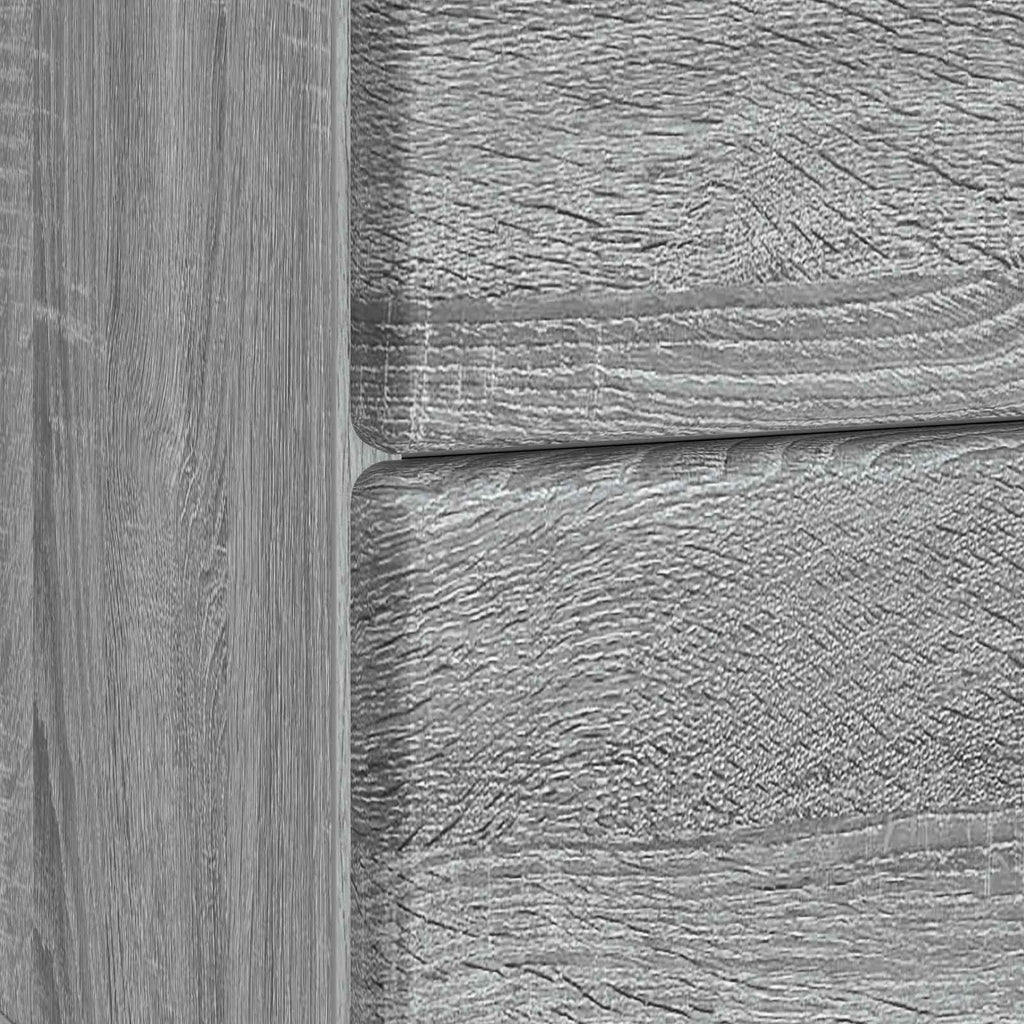 Nachttisch Graues Sonoma 43 x 34,5 x 47,5 cm Holzwerkstoff