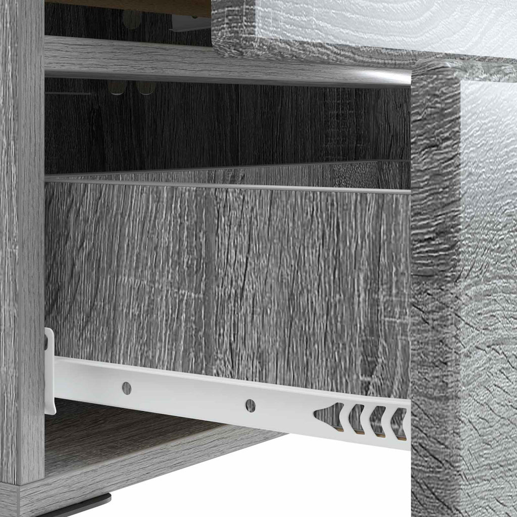 Nachttisch Graues Sonoma 43 x 34,5 x 47,5 cm Holzwerkstoff