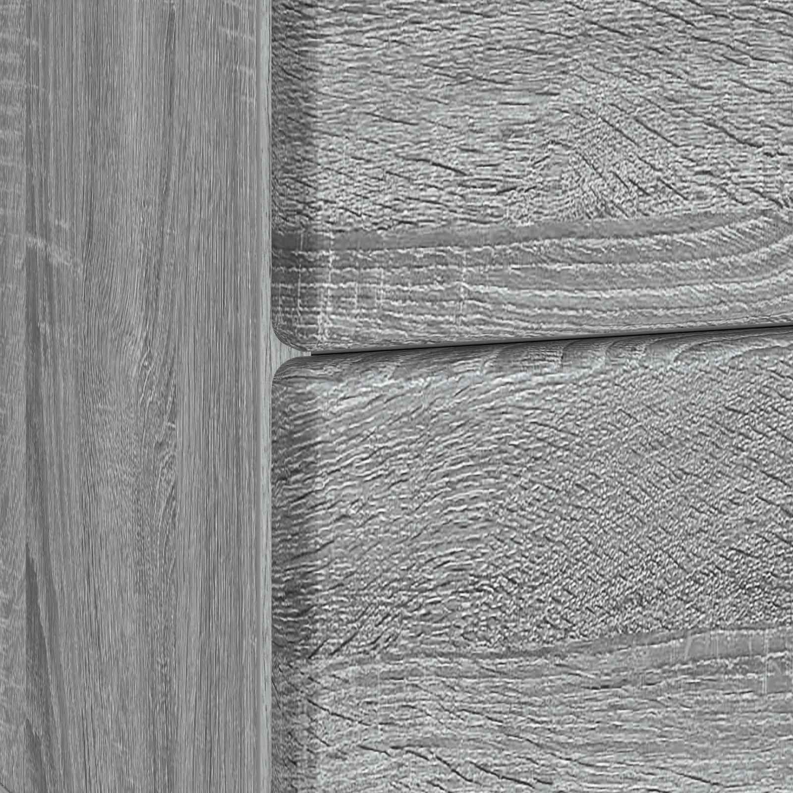 Nachttisch 2 pcs Graues Sonoma 43 x 34,5 x 47,5 cm