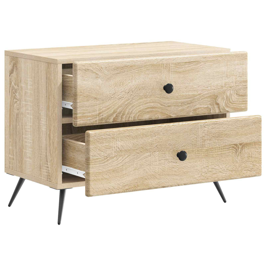 Nachttisch Sonoma-Eiche 62 x 34,5 x 47,5 cm Holzwerkstoff