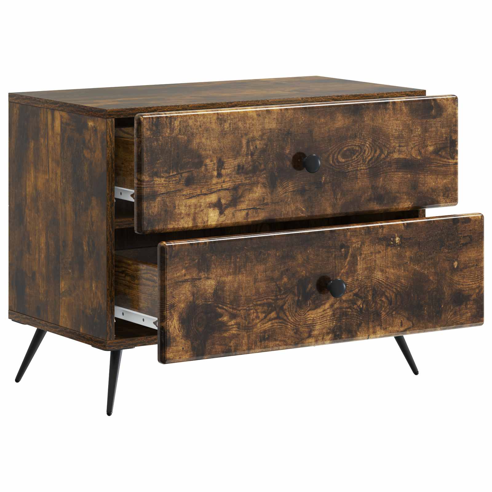 Nachttisch Geräucherte Eiche 62 x 34,5 x 47,5 cm Holzwerkstoff