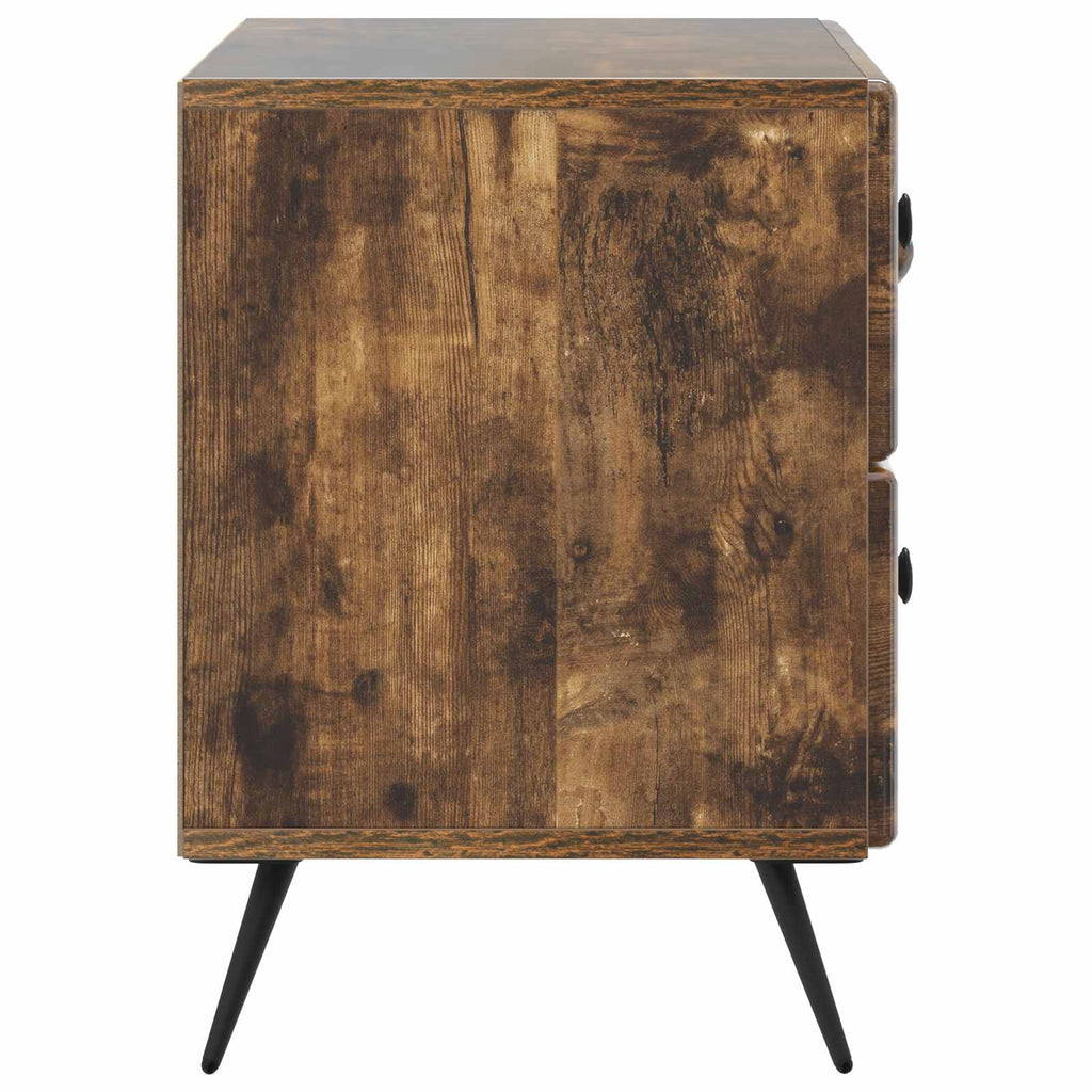Nachttisch Geräucherte Eiche 62 x 34,5 x 47,5 cm Holzwerkstoff