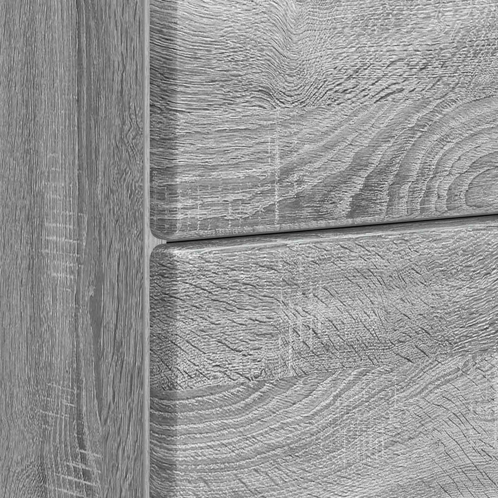 Nachttisch Graues Sonoma 62 x 34,5 x 47,5 cm Holzwerkstoff