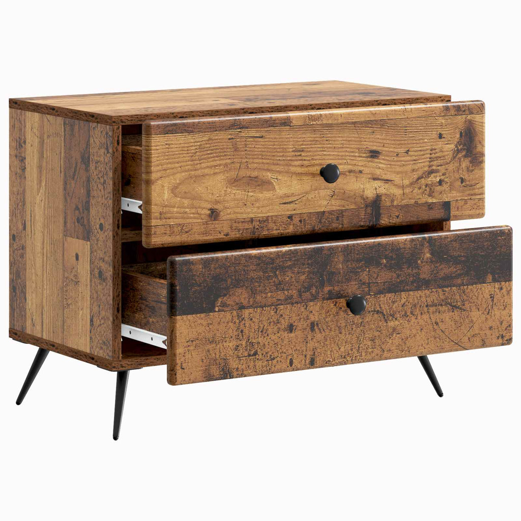 Nachttisch Altholz 62 x 34,5 x 47,5 cm Holzwerkstoff