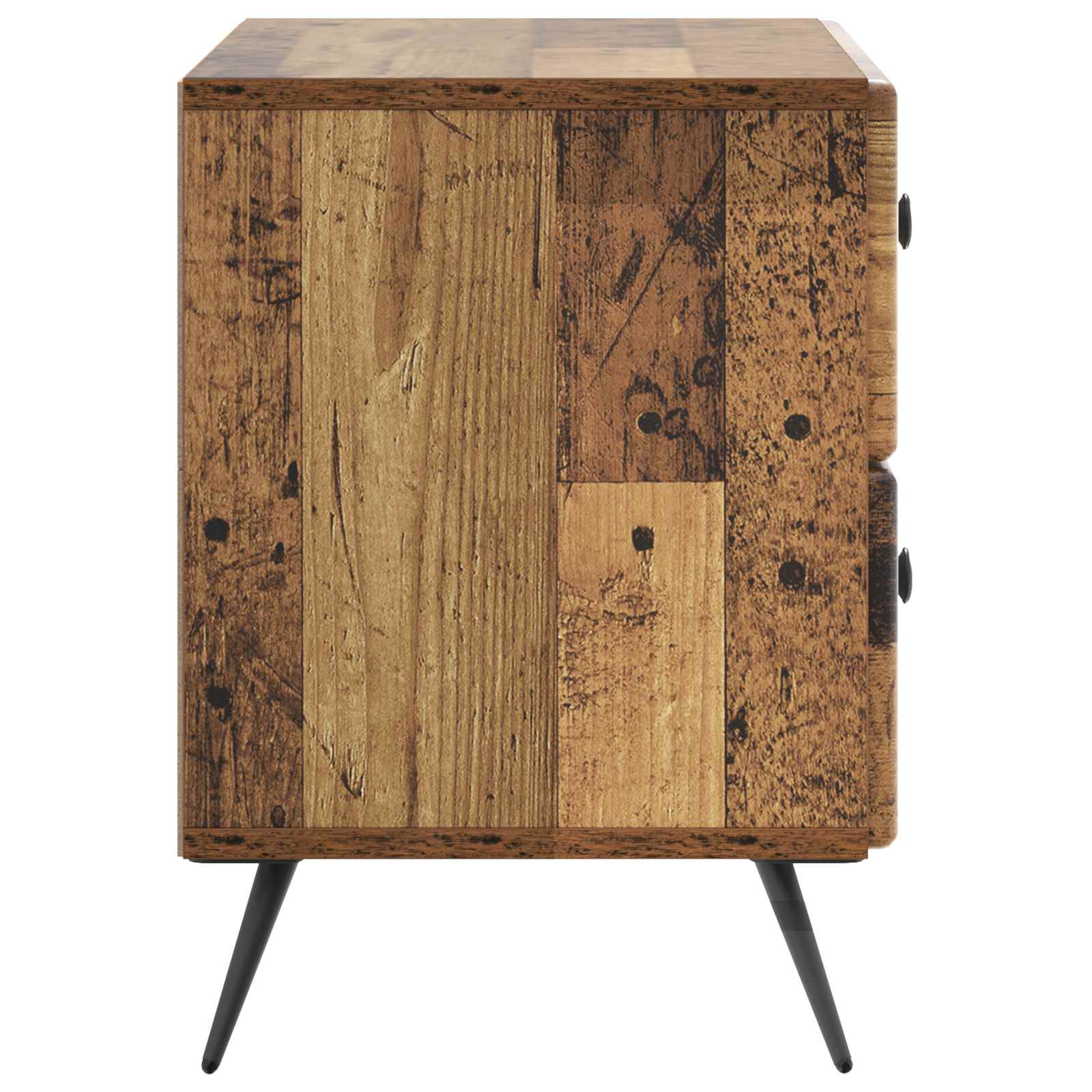 Nachttisch Altholz 62 x 34,5 x 47,5 cm Holzwerkstoff