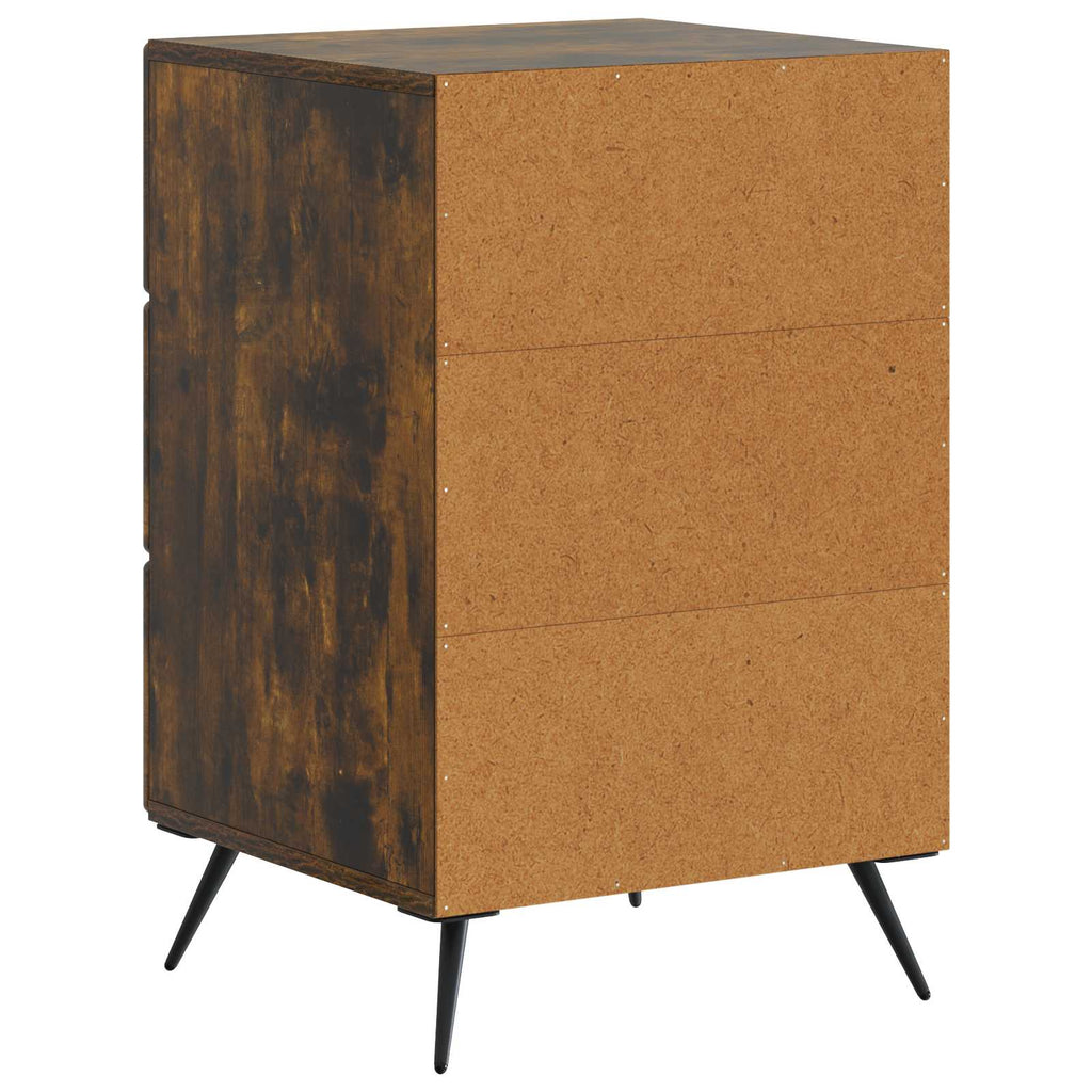 Nachttisch Geräucherte Eiche 43 x 41 x 66,5 cm Holzwerkstoff