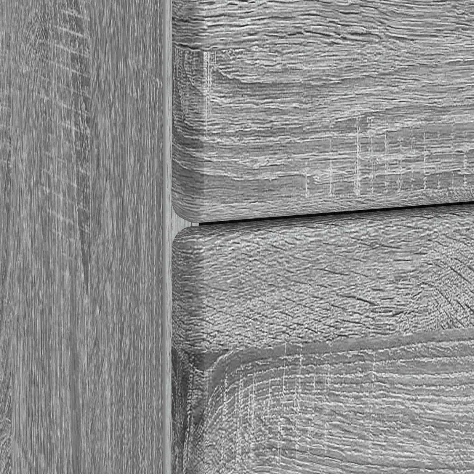 Nachttisch Graues Sonoma 43 x 41 x 66,5 cm Holzwerkstoff