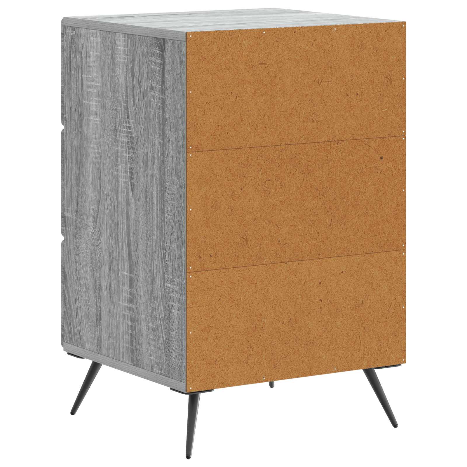 Nachttisch Graues Sonoma 43 x 41 x 66,5 cm Holzwerkstoff
