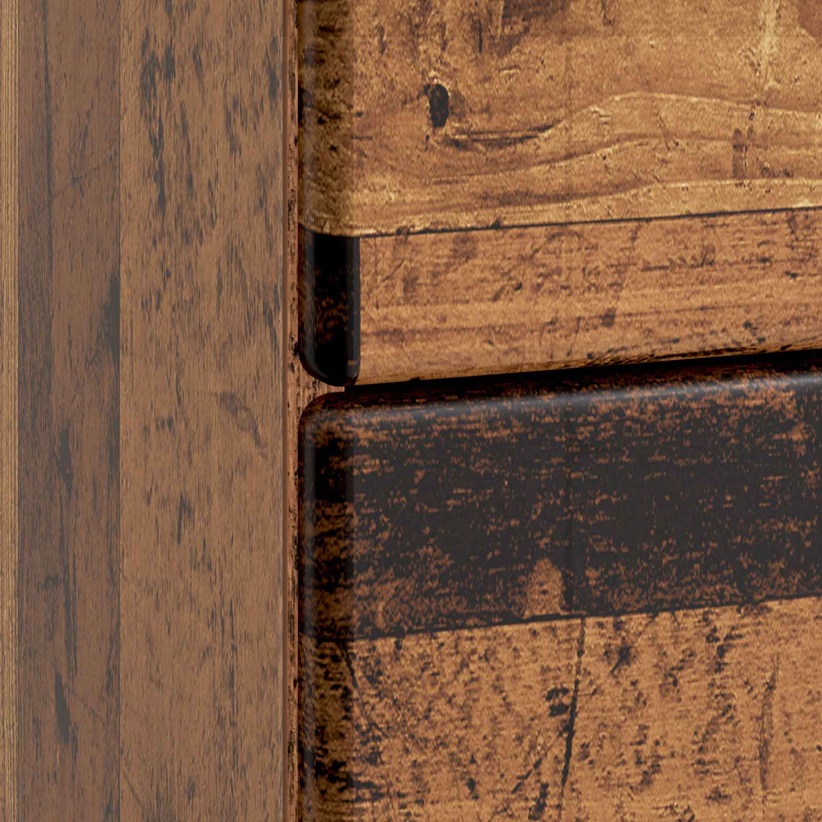 Nachttisch Altholz 43 x 41 x 66,5 cm Holzwerkstoff