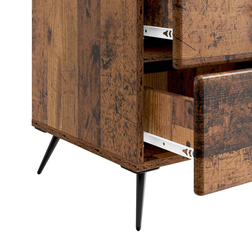 Nachttisch Altholz 43 x 41 x 66,5 cm Holzwerkstoff