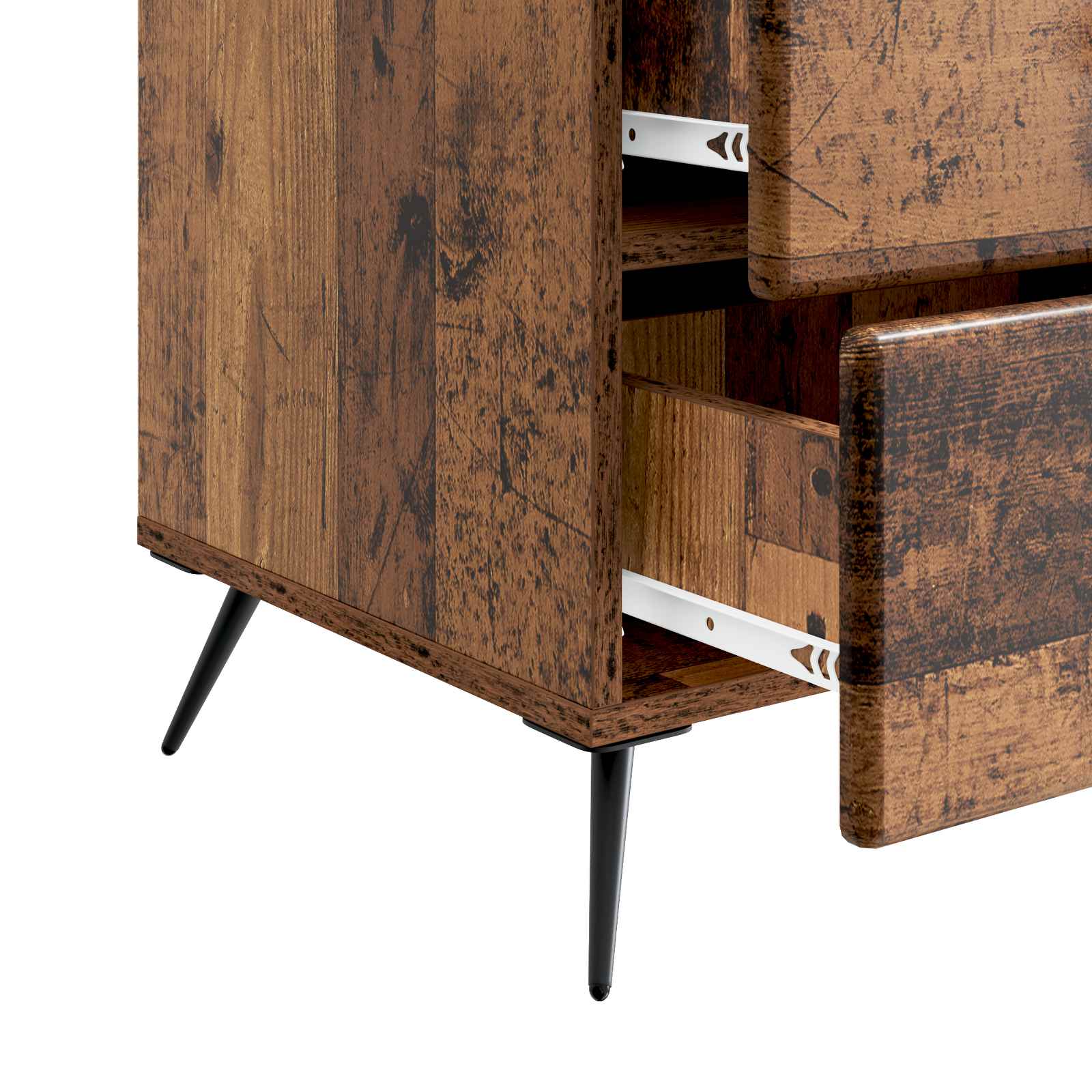 Nachttisch Altholz 43 x 41 x 66,5 cm Holzwerkstoff