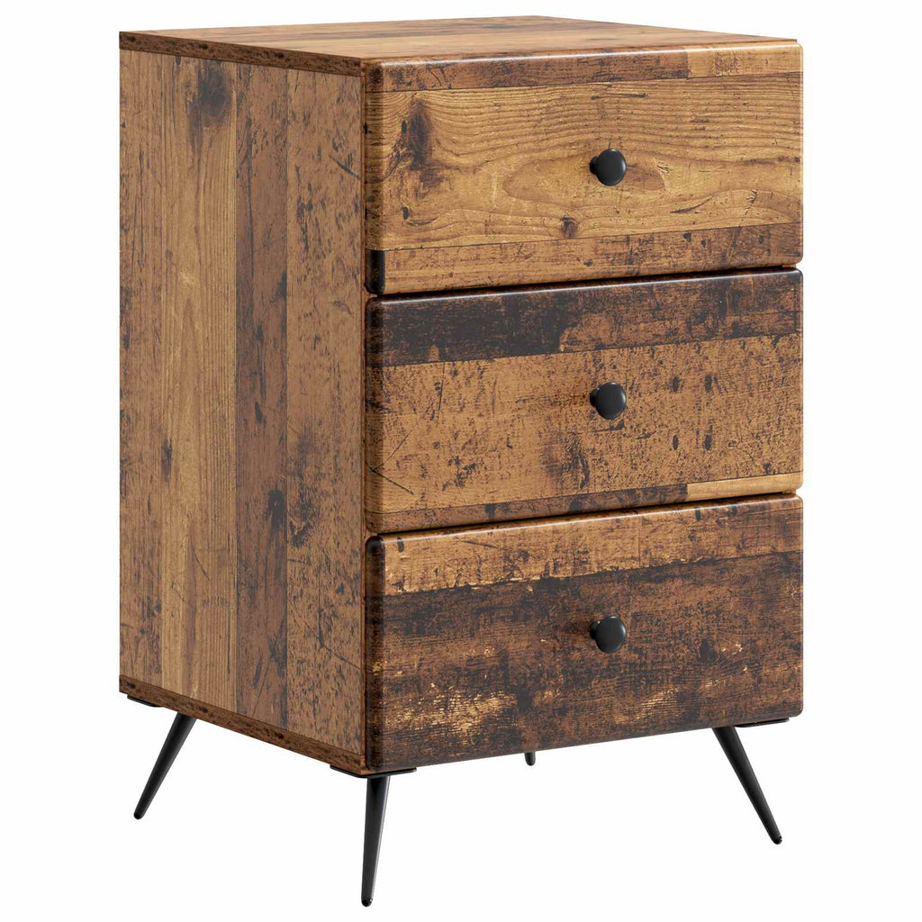 Nachttisch Altholz 43 x 41 x 66,5 cm Holzwerkstoff