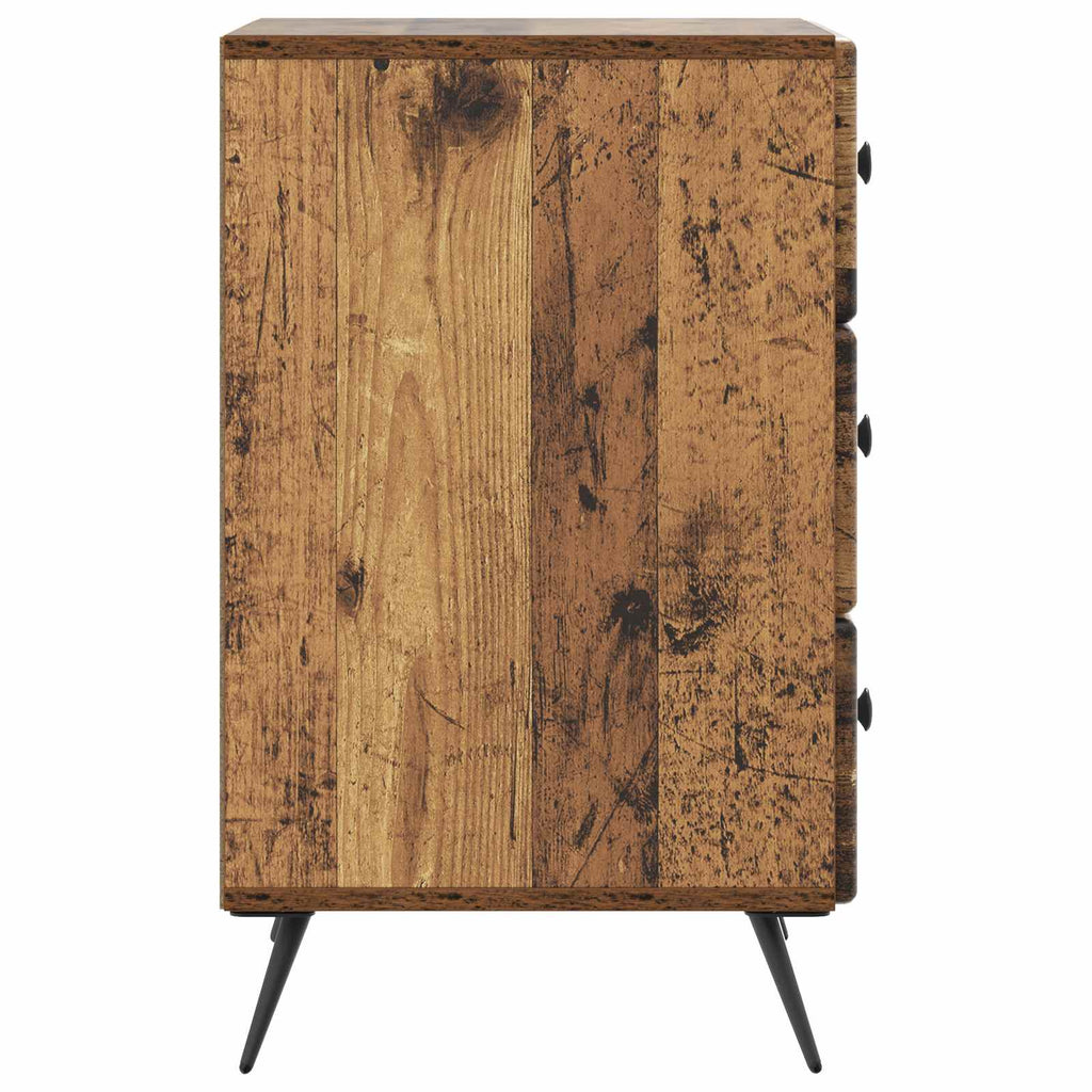 Nachttisch Altholz 43 x 41 x 66,5 cm Holzwerkstoff