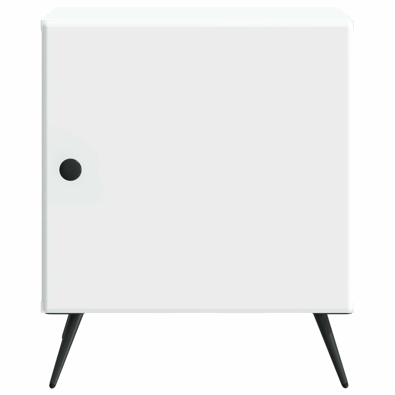 Nachttisch 2 pcs Weiß 43 x 34,5 x 50 cm Holzwerkstoff