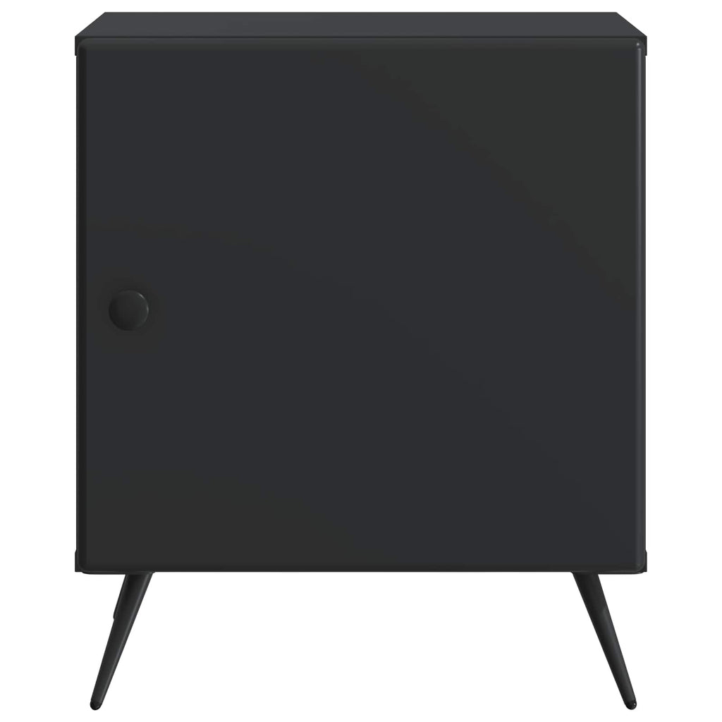 Nachttisch 2 pcs Schwarz 43 x 34,5 x 50 cm Holzwerkstoff