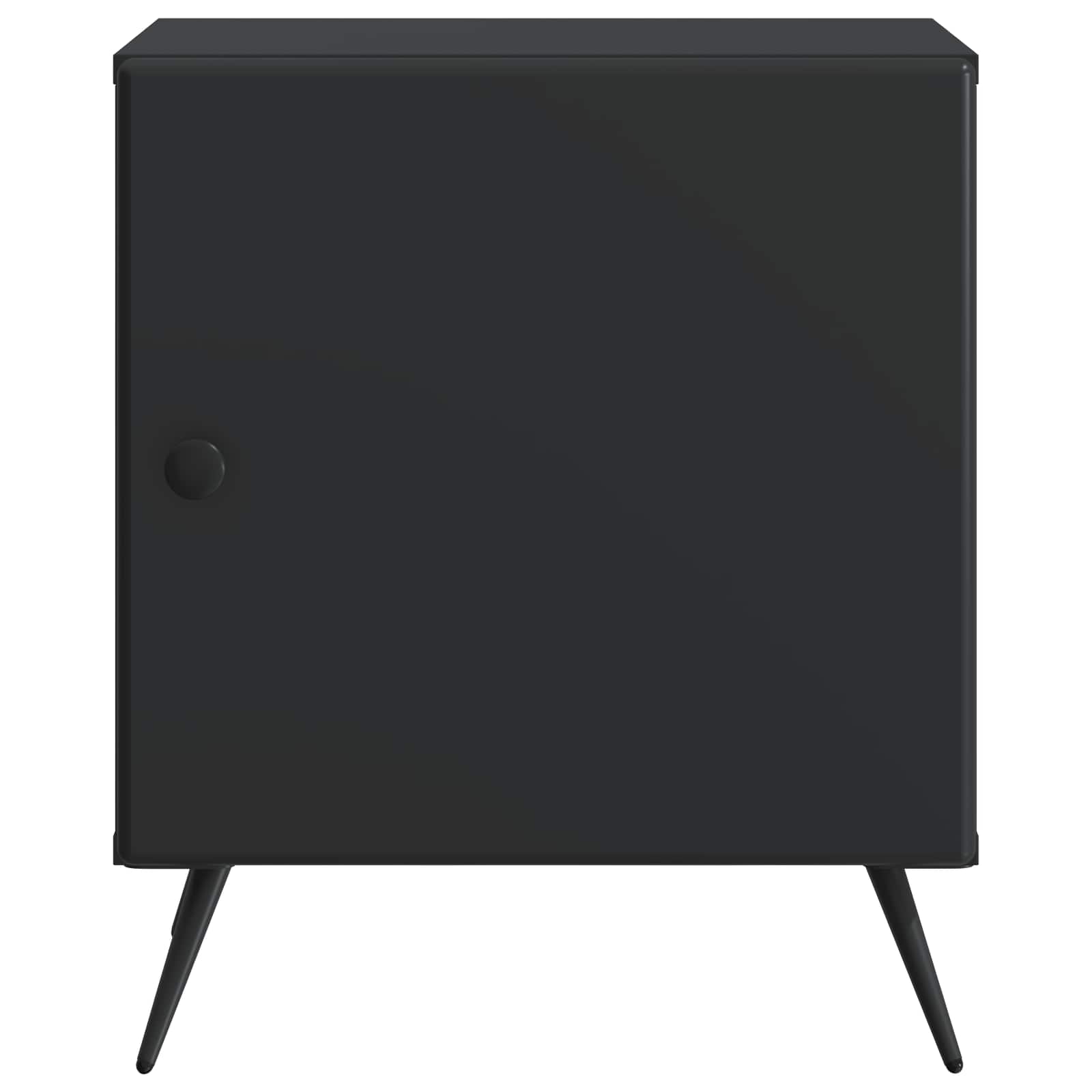 Nachttisch 2 pcs Schwarz 43 x 34,5 x 50 cm Holzwerkstoff