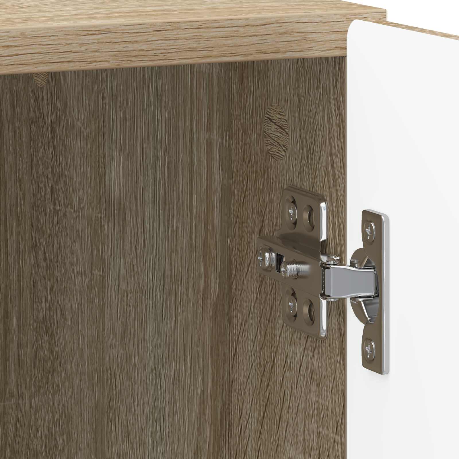 Nachttisch 2 pcs Sonoma-Eiche 43 x 34,5 x 50 cm Holzwerkstoff